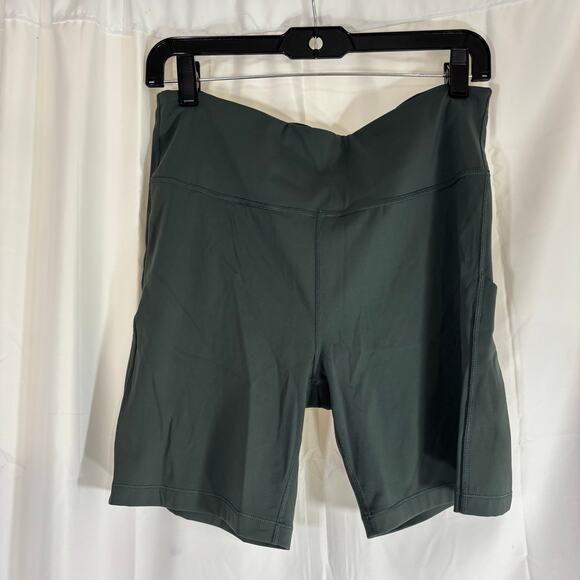 Athleta Interval 5” Shorts Black Size Large L Moisture-Wicking Athletic - Picture 2 of 6